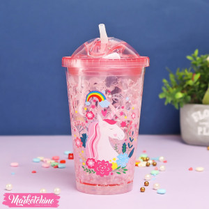 Frozen Ice Cup-Pink Unicorn 