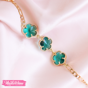 Bracelet-Green Crystal