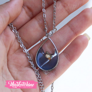 Necklace-Water Drop-Resin 