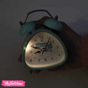 Acrylic Alarm Clock-Ice Cream Pink  (11 cm )