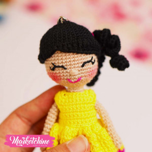 Mini Doll-Crochet-Girl (14 cm )