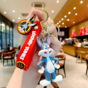 Silicone Keychain-Bunny