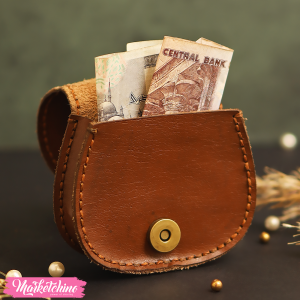 Leather Coins Holder-Flower