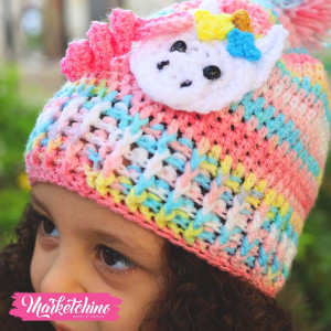 Ice Cap For Kids-Crochet-Unicorn 
