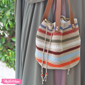 Hand Bag-Crochet-Colorful