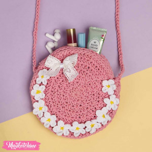 Crochet Cross Bag - Daisy Flower 