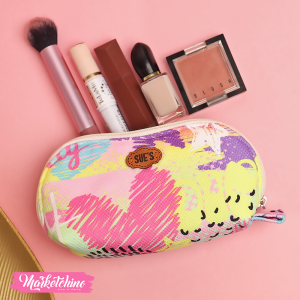 Mini Make Up Bag-Patchwork-Colorful 1