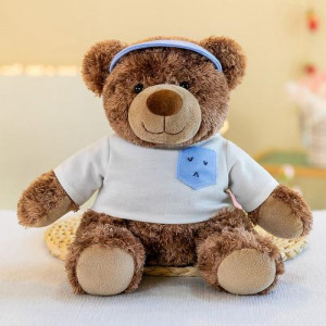 Toy-Brown Bear With Light Blue Cap 