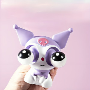 Silicone Eyes Popping Out Stress Relief Toy - Kuromi