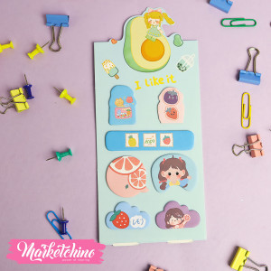Stand Sticky Notes-Avocado 