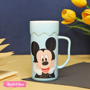 Ceramic Mug-Light Blue Mickey Mouse