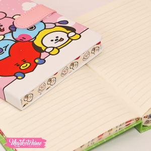 NoteBook-pink Bangtan Boys ( A5)