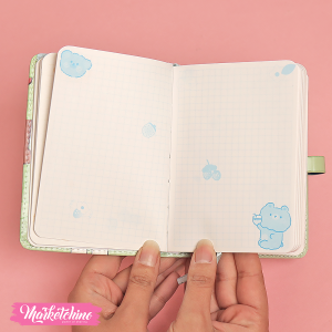 Mini Leather NoteBook-Colorful Girl ( A 6 )