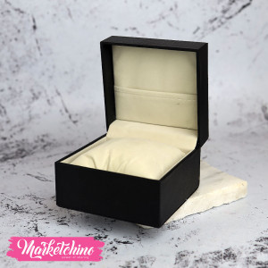 Leather Watch Box-Black