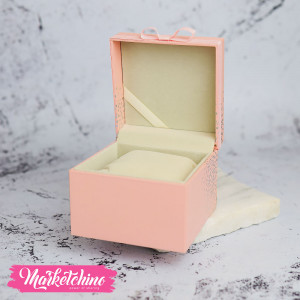 Leather Watch Box-Pink