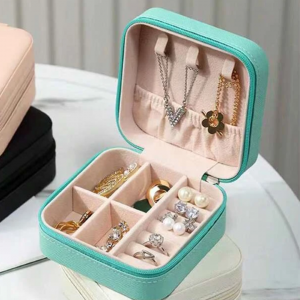 PortableTravel Accessories Box-Mint Green