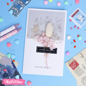 Gift Card Baby Flower-Purple