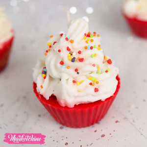 Candle-Birthday Cake-Blueberry-Red