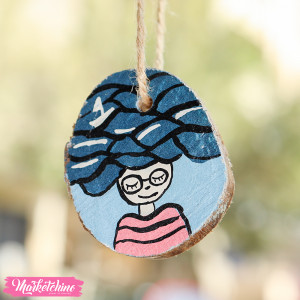 Painting Car Charm - Girl 