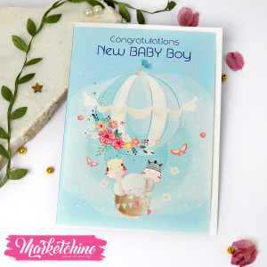 Gift Card-Congratulation New Baby Boy