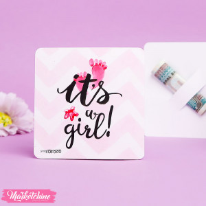 Give Away Card  For New Baby 