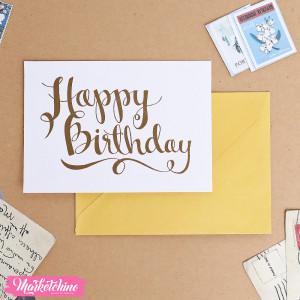 Gift Card-Happy Birthday