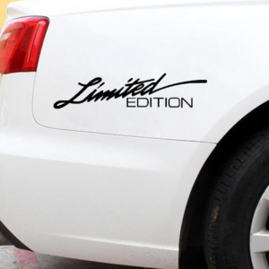 Letter Graphic Car Sticker (19*6 cm )