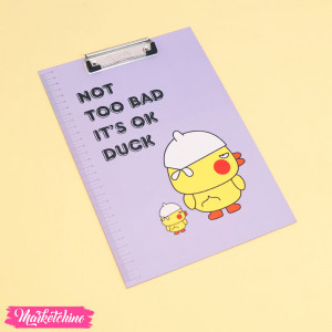 Paper Clipboard - Duck ( A 4 ) 