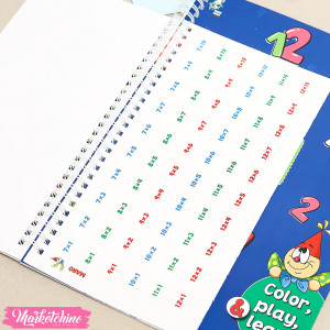 Color & Learn Fun Multiplication With Maro For Kids