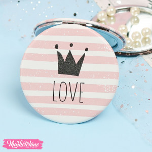 Leather Mirror - Crown 