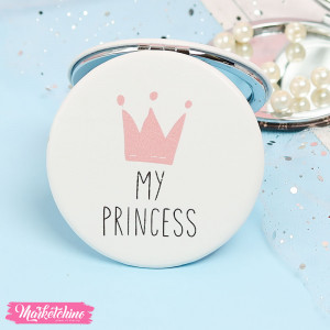 Leather Mirror - Crown 