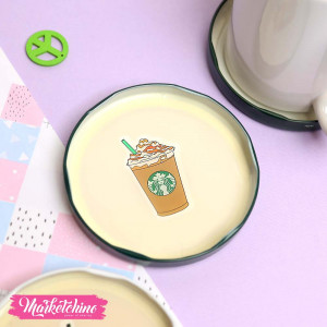 Metal Coaster-Olive Starbucks 