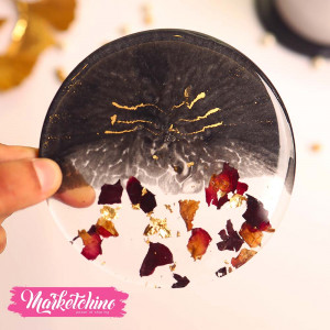 Resin Coaster-Black