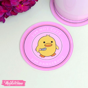Acrylic Coaster-Im Not Cute