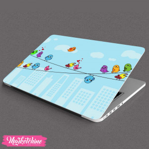 Sticker Laptop-Birds-15.6 Inch 