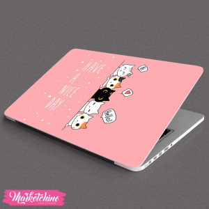 Cover Laptop Sticker-Cat-15.6 Inch 