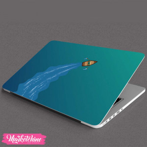 Sticker Laptop-Boat-15.6 Inch 