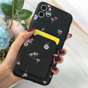 Floral Cover &Card Slot iphone 13 Pro Max