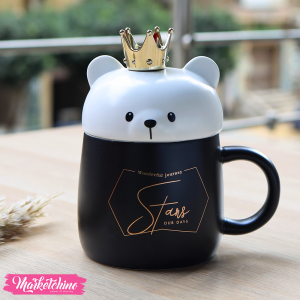 Ceramic Mug-Crown Bear 3