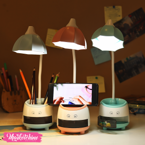 Acrylic Touch Lighting Lamp & Organizer-Mint Green