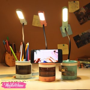 AcrylicTouch Lighting Lamp & Organizer-Light Blue2