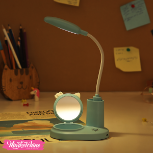 Acrylic Kitty Lighting Lamp&Mirror-Purple
