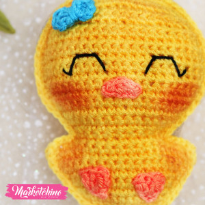 Crochet Keychain-Yellow Duck