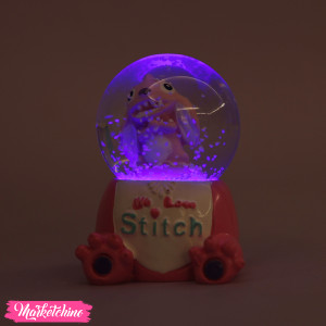 Mini Glass Snow Ball - Stitch & Angle