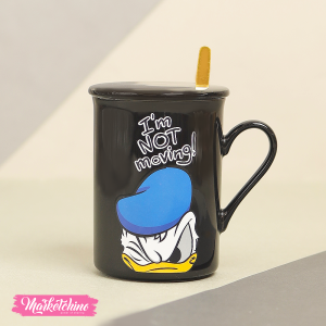Ceramic Mug- Black Donald Duck