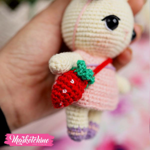 Mini Doll-Crochet-Bunny  (15 cm )