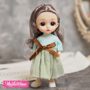 Hard Rubber-Doll-Mint Green Dress