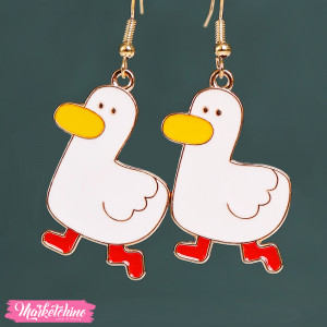 Cartoon Duck Drop Earrings