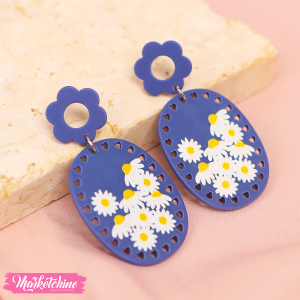 Acrylic Earring-Daisy Flower 