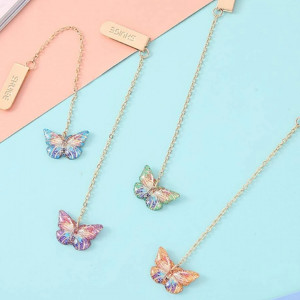 1pc Butterfly Pendant Random Bookmark